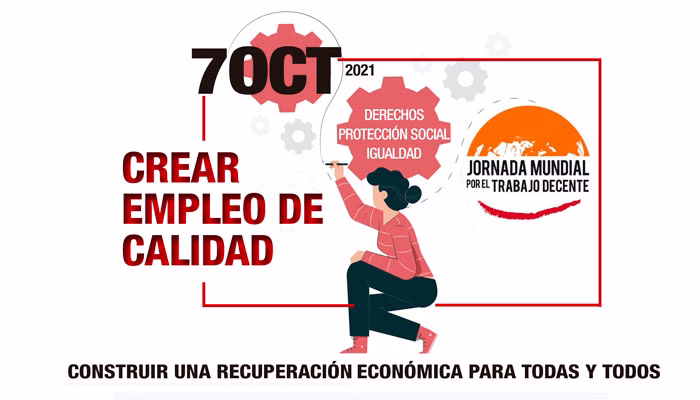 CCOO REIVINDICA EL TRABAJO DECENTE COMO ELEMENTO CENTRAL PARA UNA RECUPERACIÓN JUSTA