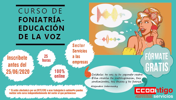 Curso de Foniatría, educación de la voz. Formación gratuita. Inscríbete