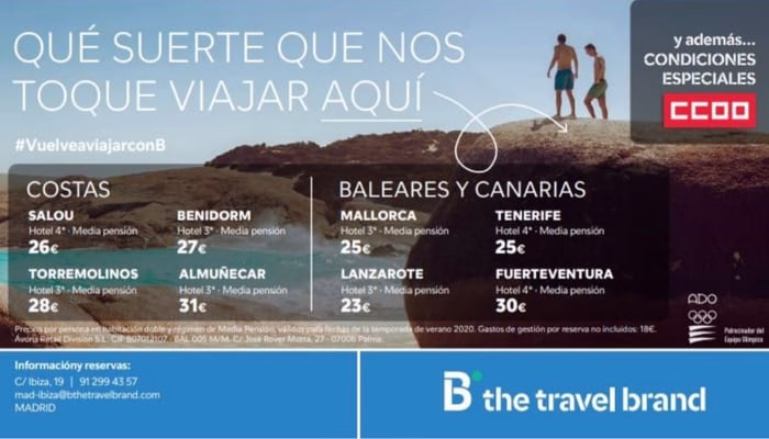 OFERTAS DE VIAJES PARA LA AFILIACIÓN